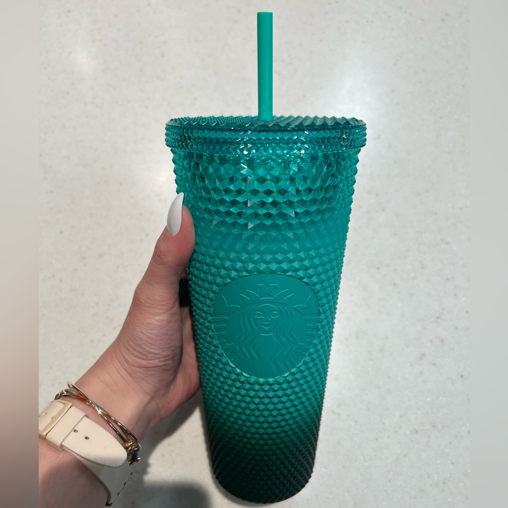 Starbucks 24oz Green Studded Ombre Matt Brand new